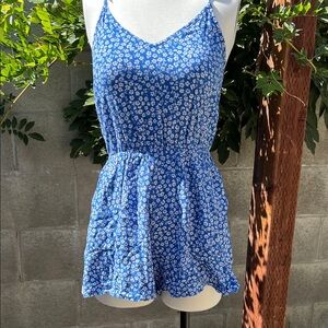 Blue Floral Women's jumper